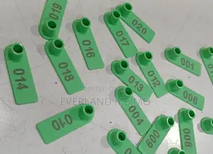 Laser Printed Numbered Slim Tags for Goats and Small Goats