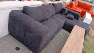 6-Seater Black Bubble Sofa