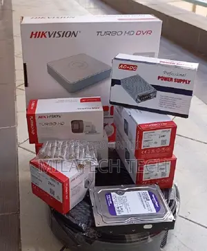 8CH Hikvision CCTV Camera Kit | DVR + 8 Cameras + Accessorie
