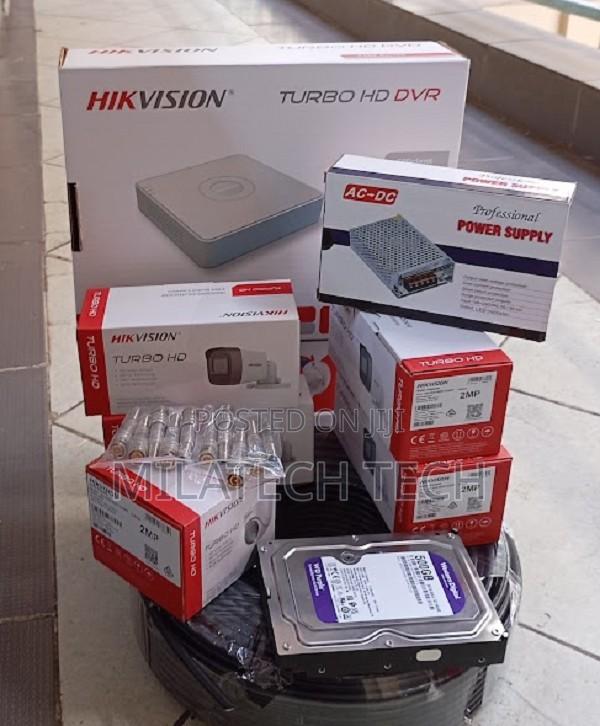 8CH Hikvision CCTV Camera Kit | DVR + 8 Cameras + Accessorie