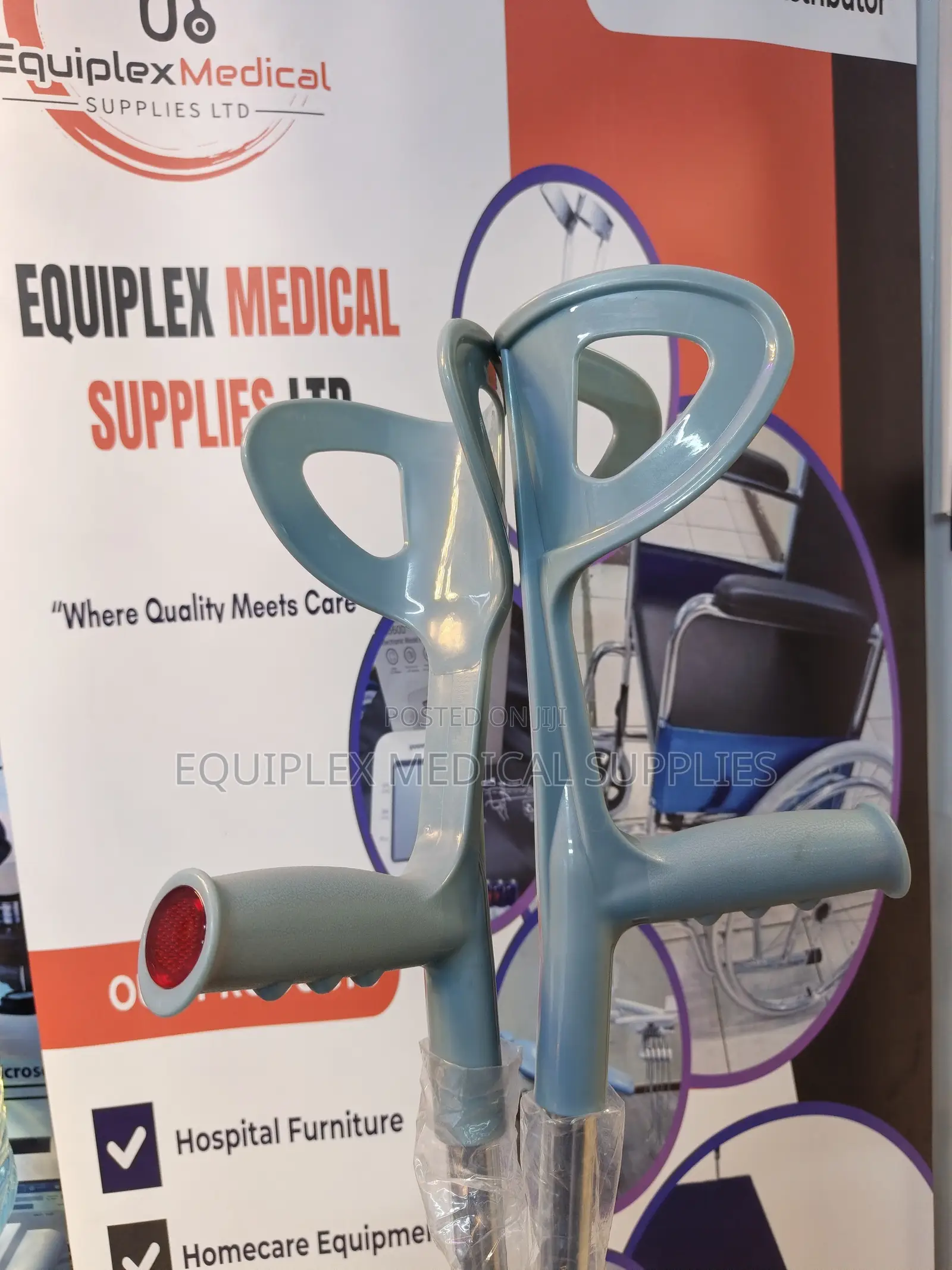 Open Cuff Crutches (Open Cuff Elbow Crutches)