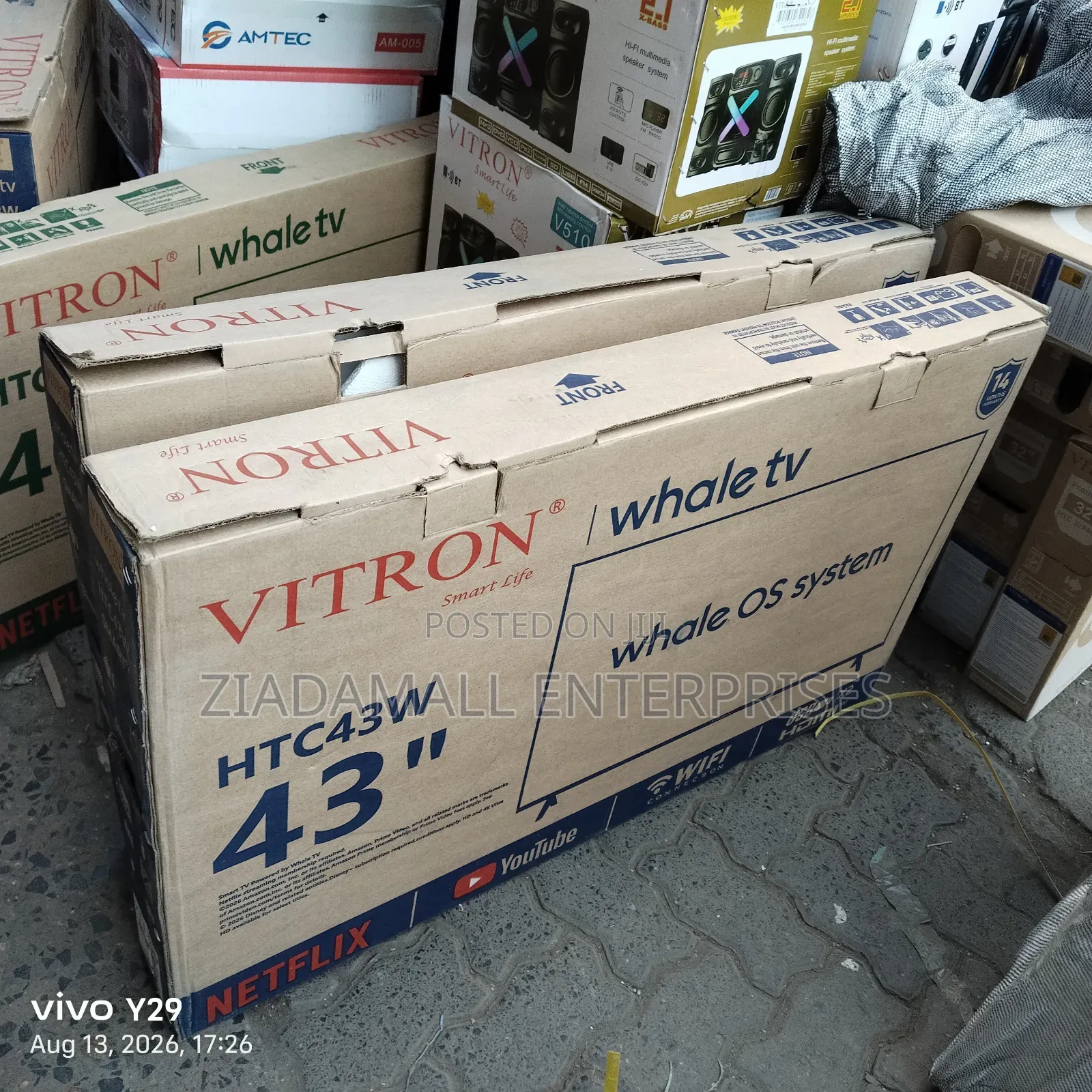 43” Vitron Whale Entertainment Smart Television