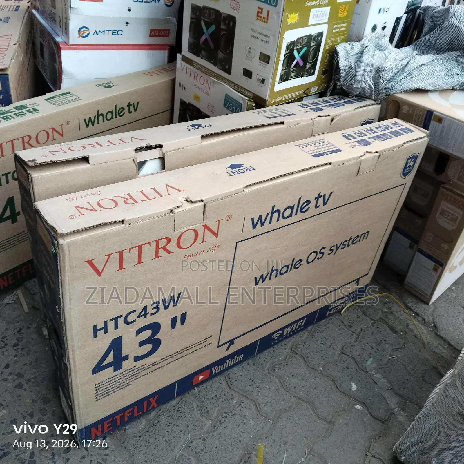 43 Inch Vitron Smart TV With Whale OS. Most Affordable