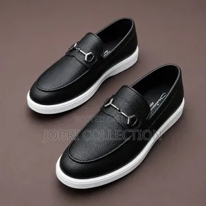 High Quality Santoni Leather Loafers