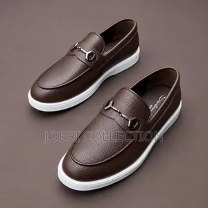 High Quality Santoni Leather Loafers