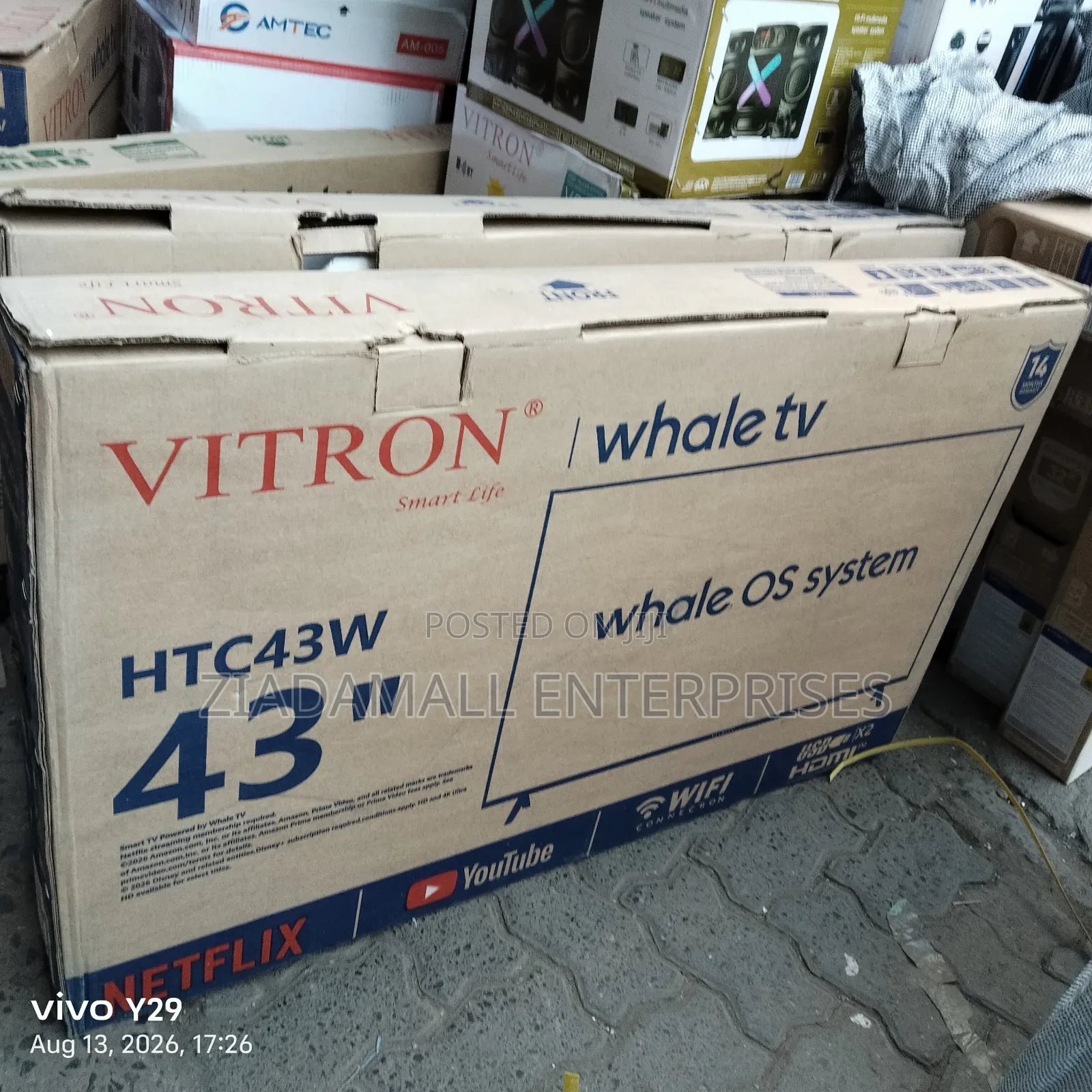Whale 43” Vitron Smart Television – Full HD