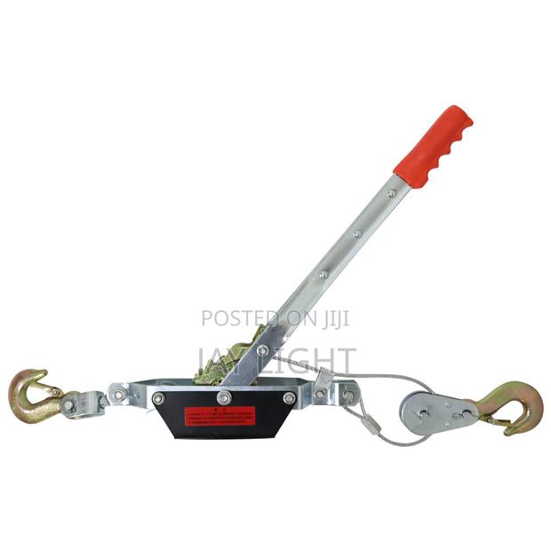 Portable Ratchet Cable Puller With Hooks 2 Ton - main view