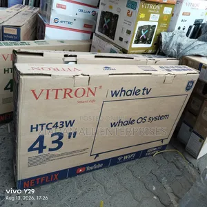 FHD- 43 Inch Vitron Whale Digital Smart TV. 43inches With Mount