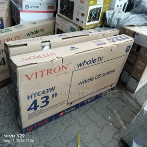 FHD- 43 Inch Vitron Whale Digital Smart TV. 43inches With Mount