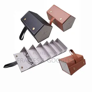 Sunglasses Foldable Case/Box 5 Slots Organizer