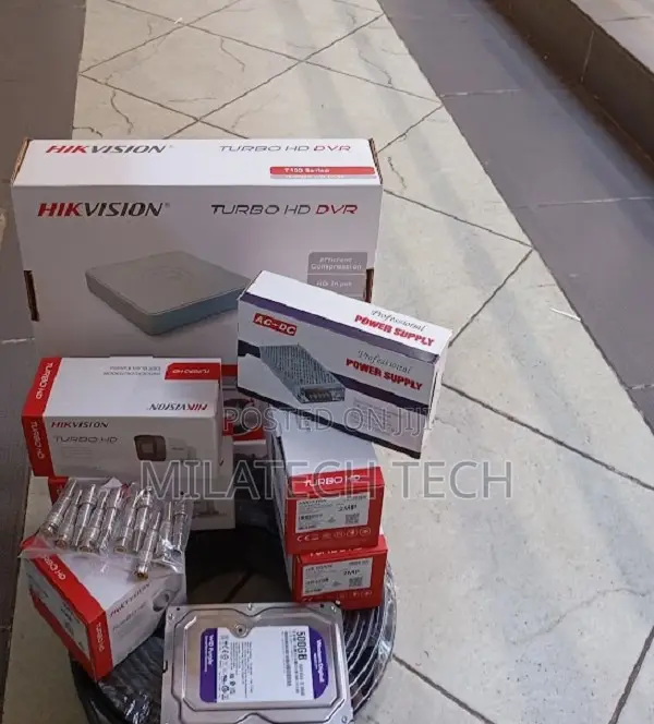 Hikvision 8 Channel Security Camera Kit | Full CCTV Set