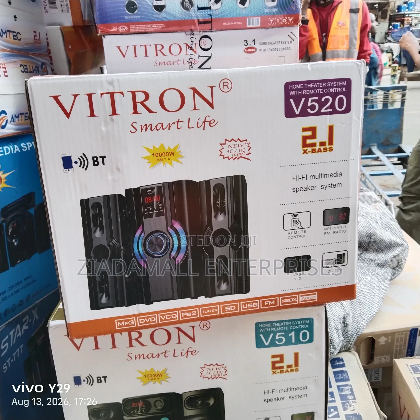 Powerful Speaker Vitron Home Theatre Woofer