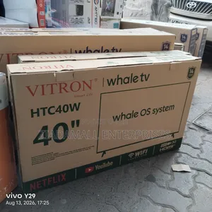 Restocked Viron 40inches Whale Smart TV. 40inches Bluetooth Enabled