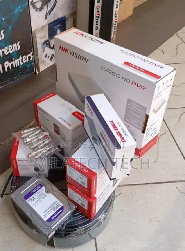 Hikvision 8CH CCTV Full Package | 8 Cameras + DVR + Accessories