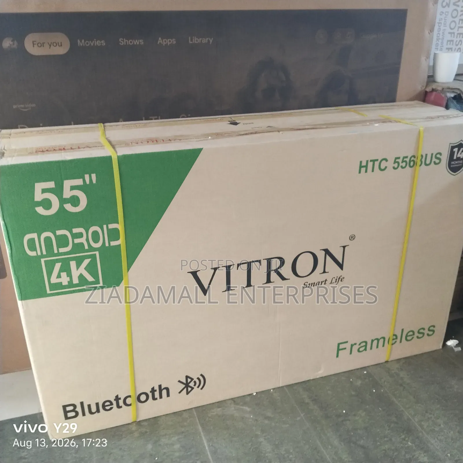 Pay on Delivery Vitron 50inches Smart TV
