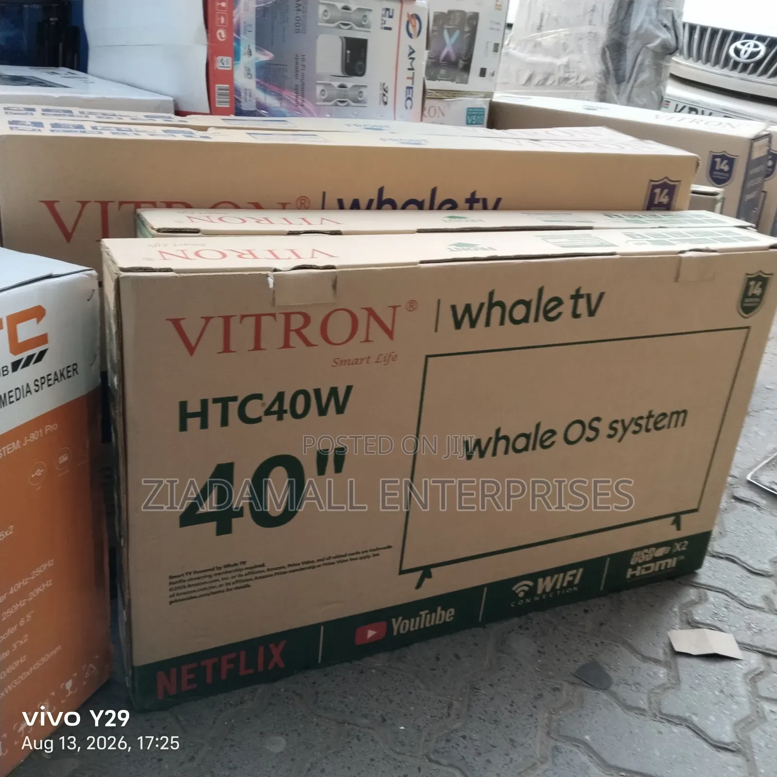 40 Inch Vitron Smart TV – Whale OS, WiFi Digital Channels