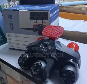 V380 4G Solar Camera 4 Lens Security Camera With SIM Card