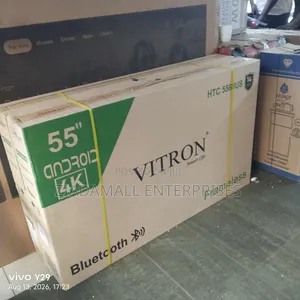 With Free Warranty - 50 Inch Vitron Smart TV – UHD Frameless.