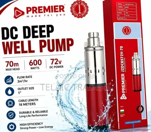 Premier 70M DC Deep Well Pump 600Watts 72 V