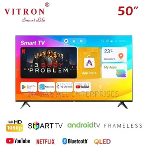 Wifi Connectable 50 Inch Vitron UHD TV – Modern Smart TV. With BT