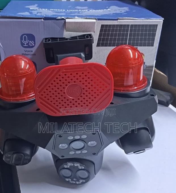 V380 Pro 4 Lens 4G Solar CCTV Camera Outdoor Surveillance