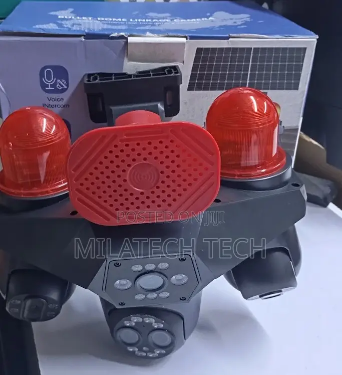 V380 Pro 4 Lens 4G Solar CCTV Camera Outdoor Surveillance