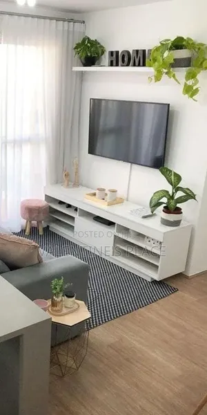 Premium High-Gloss Entertainment Console. 5ft