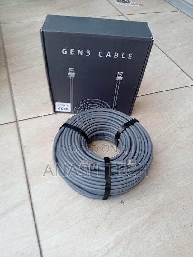 Starlink 46M Long Distance Cable for Reliable Internet Connectivity