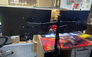 Dual Arm Monitor Stand | Non-Branded | Desk Mount | Kenya