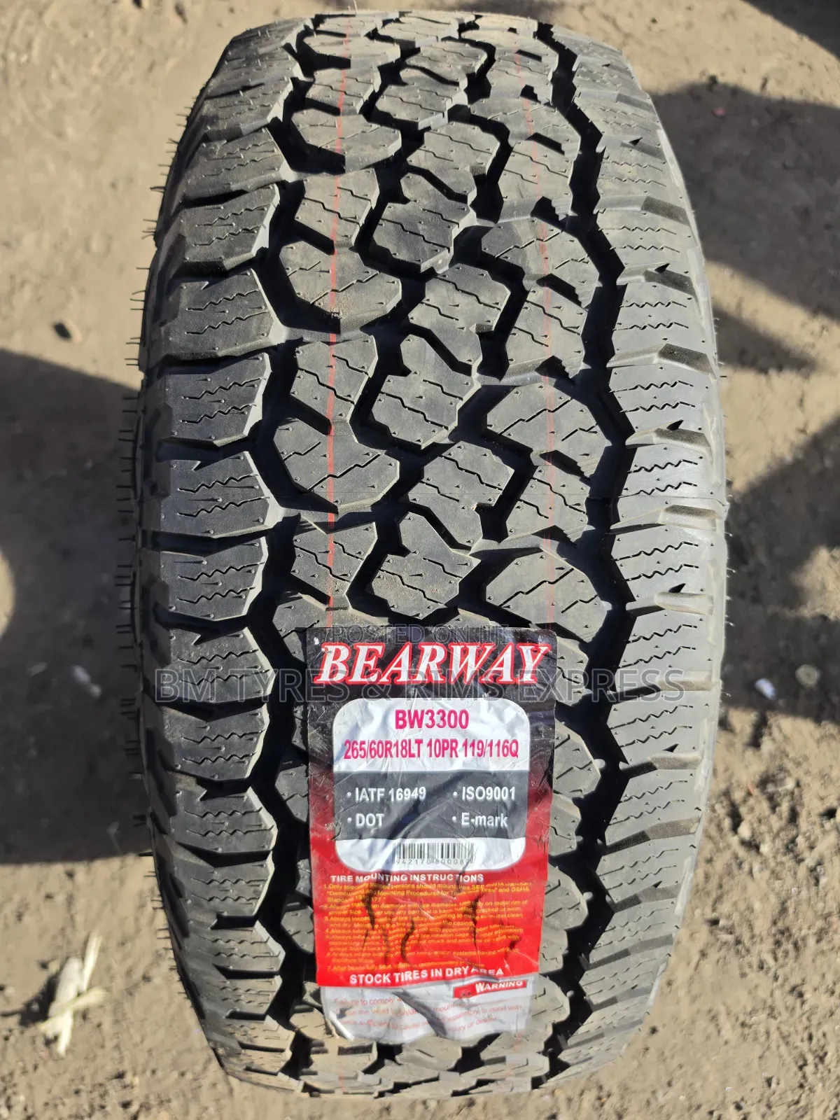 265 /60 R18 Bearway Tires (All Terrain)