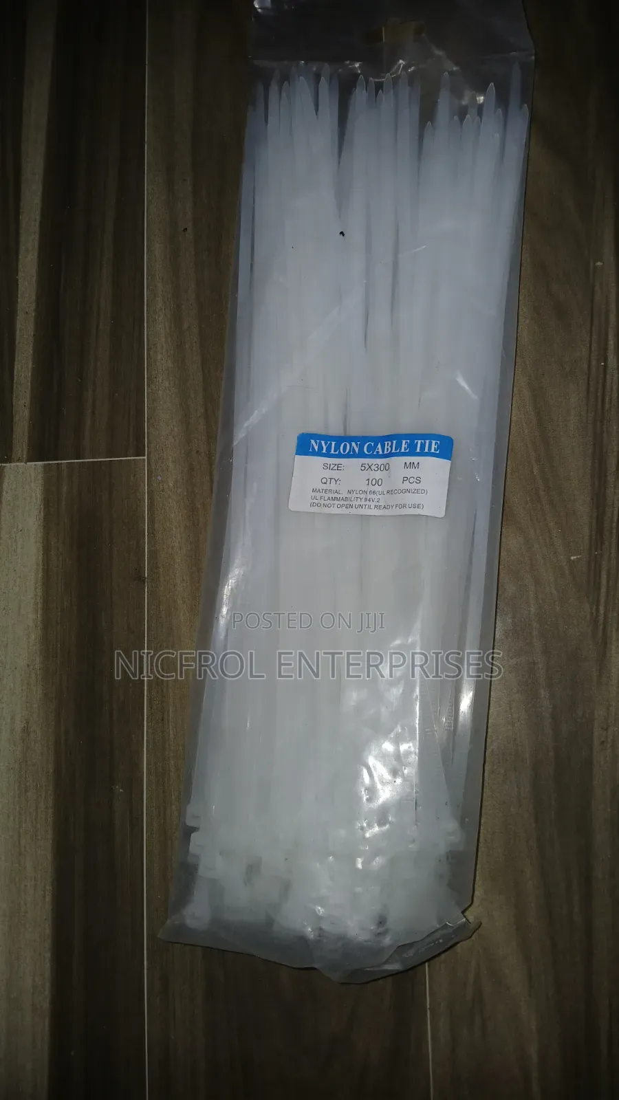 Nylon Cable Ties 5×300mm