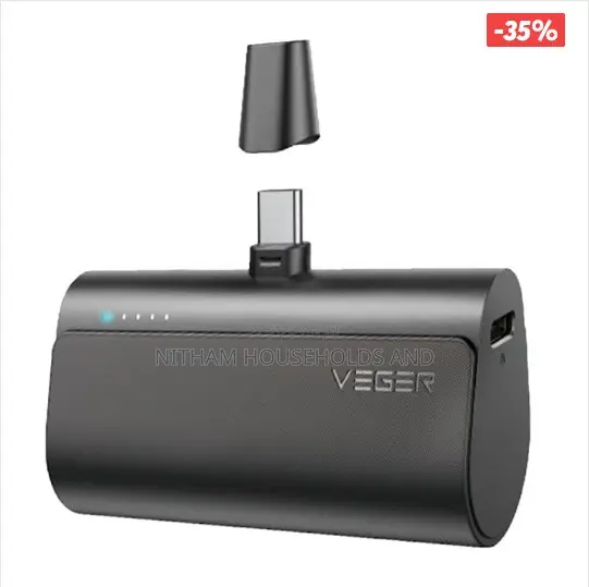 Veger Mini Power Bank 5000mah Type C Output
