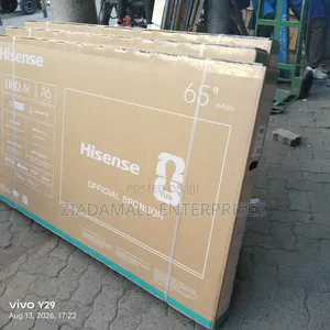 With Free Guard - Hisense 65inches A6 Series Smart TV. UHD