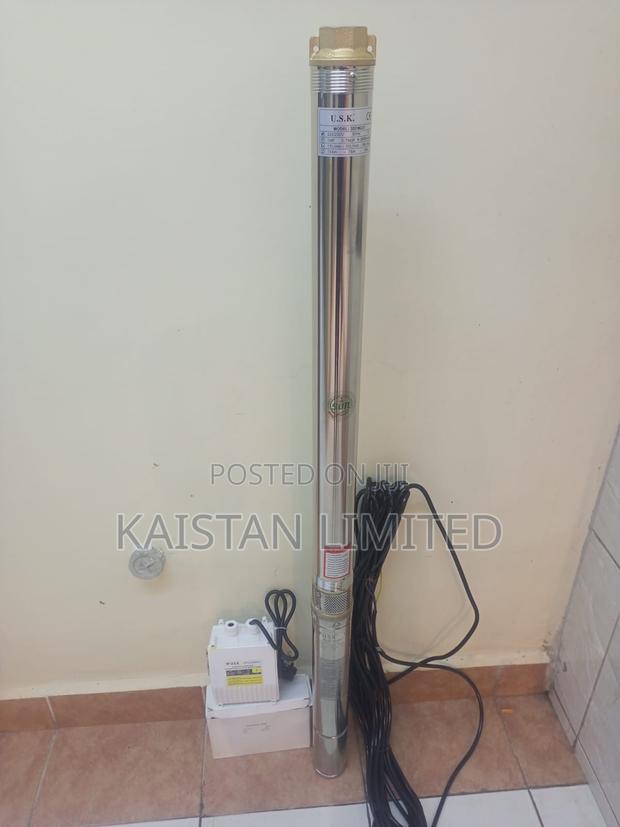 Borehole Water Pump 1HP 750W – Deep Well Submersible | 126M Head