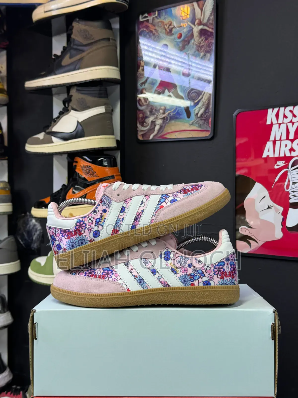 Adidas X Liberty London Samba OG 'Clear Pink Floral'.
