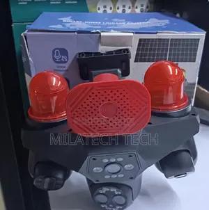 4 Lens 4G Solar CCTV Camera V380 With Phone App