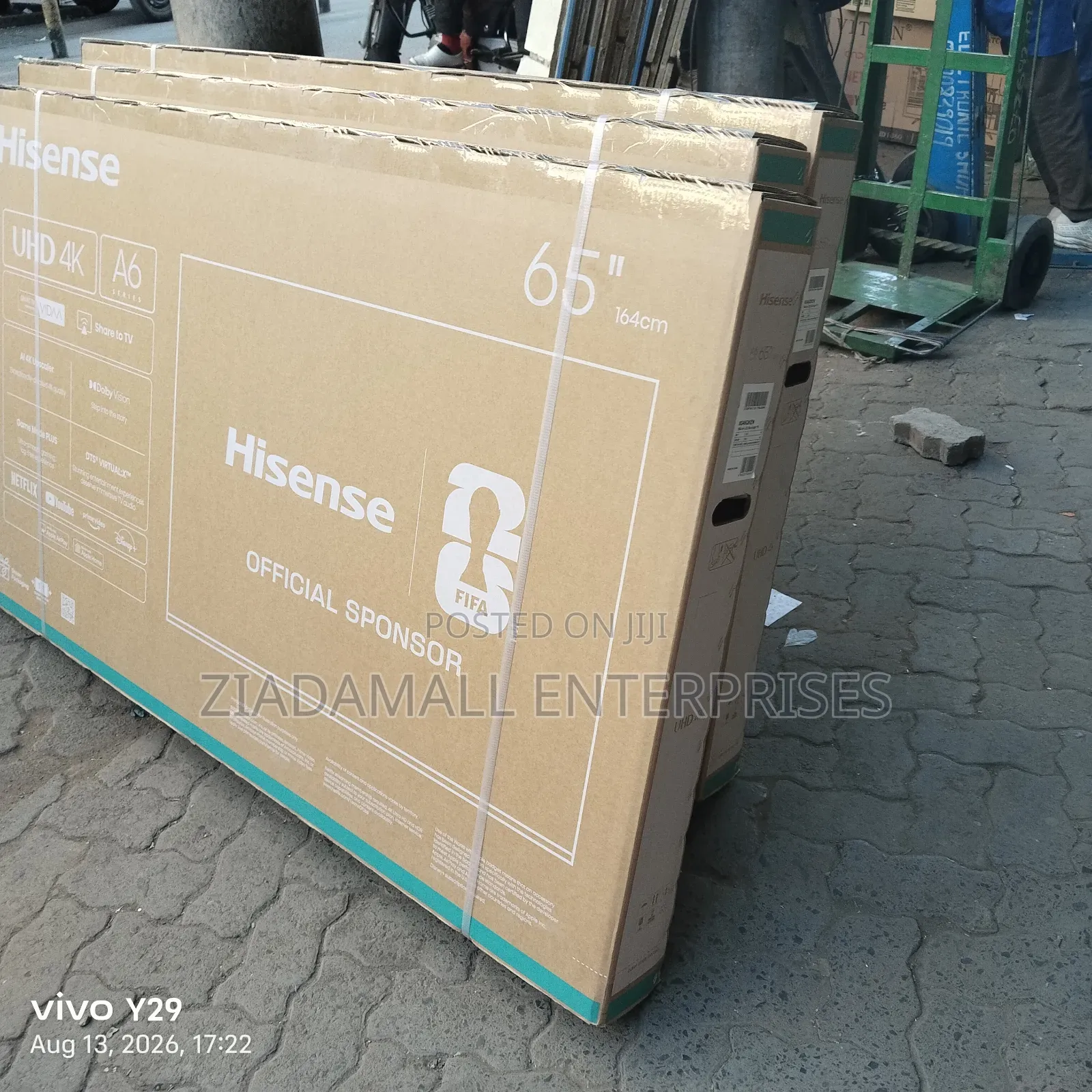 65” Hisense A6 UHD Smart Television – Modern Frameless Design
