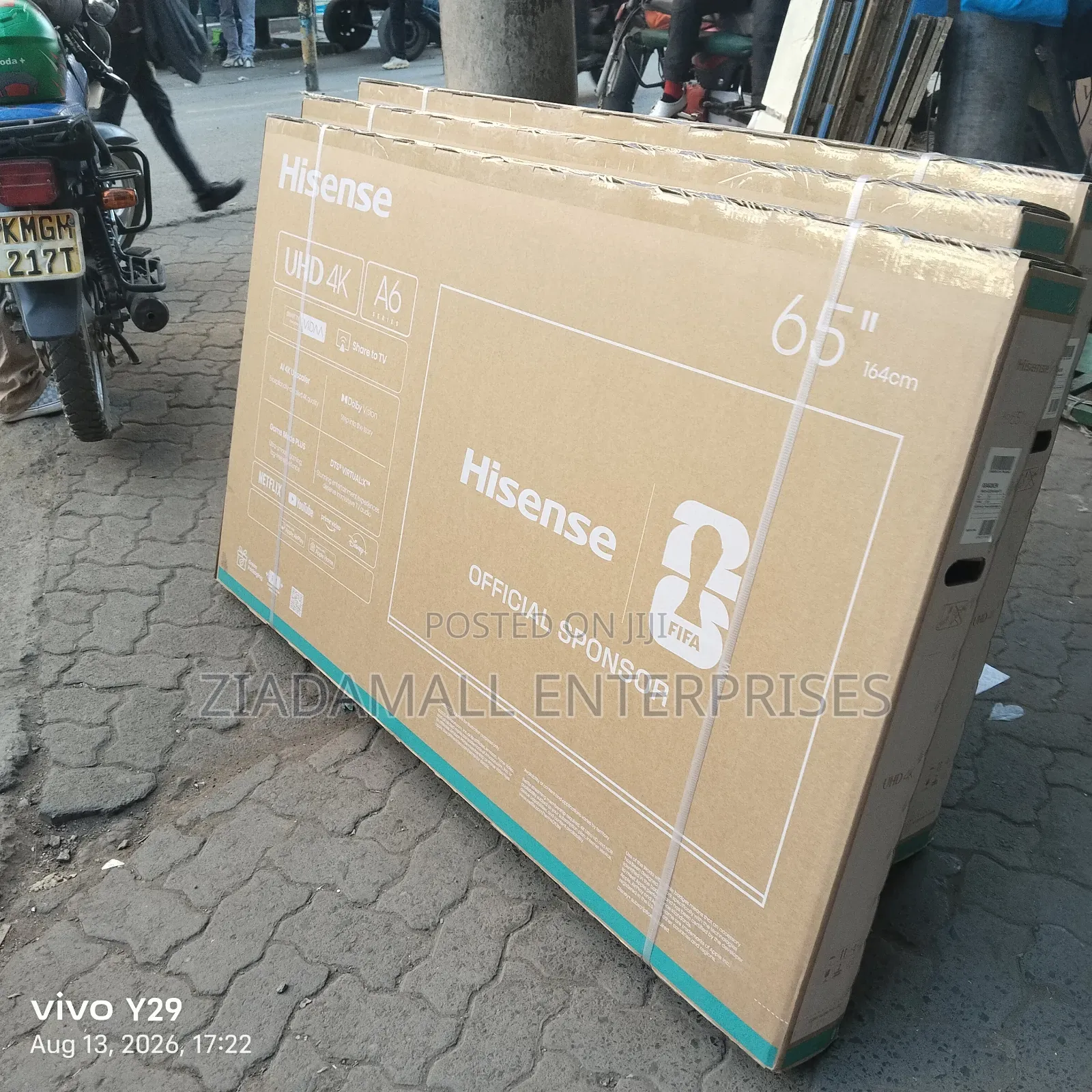 65” Hisense A6 UHD Smart Television – Modern Frameless Design