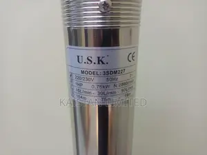 1HP High Lift Submersible Pump – 750W Borehole Pump | 126M Max Height