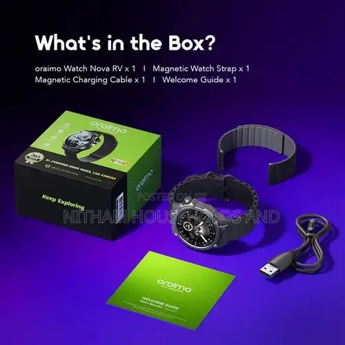 Oraimo Watch Nova Rv Osw-822n 1.39” Hd Video Watch