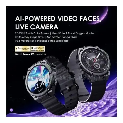 Oraimo Watch Nova Rv Osw-822n 1.39” Hd Video Watch