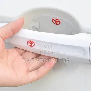 8pc Toyota Branded Transparent Car Door Handle and Bowl Anti Scratch