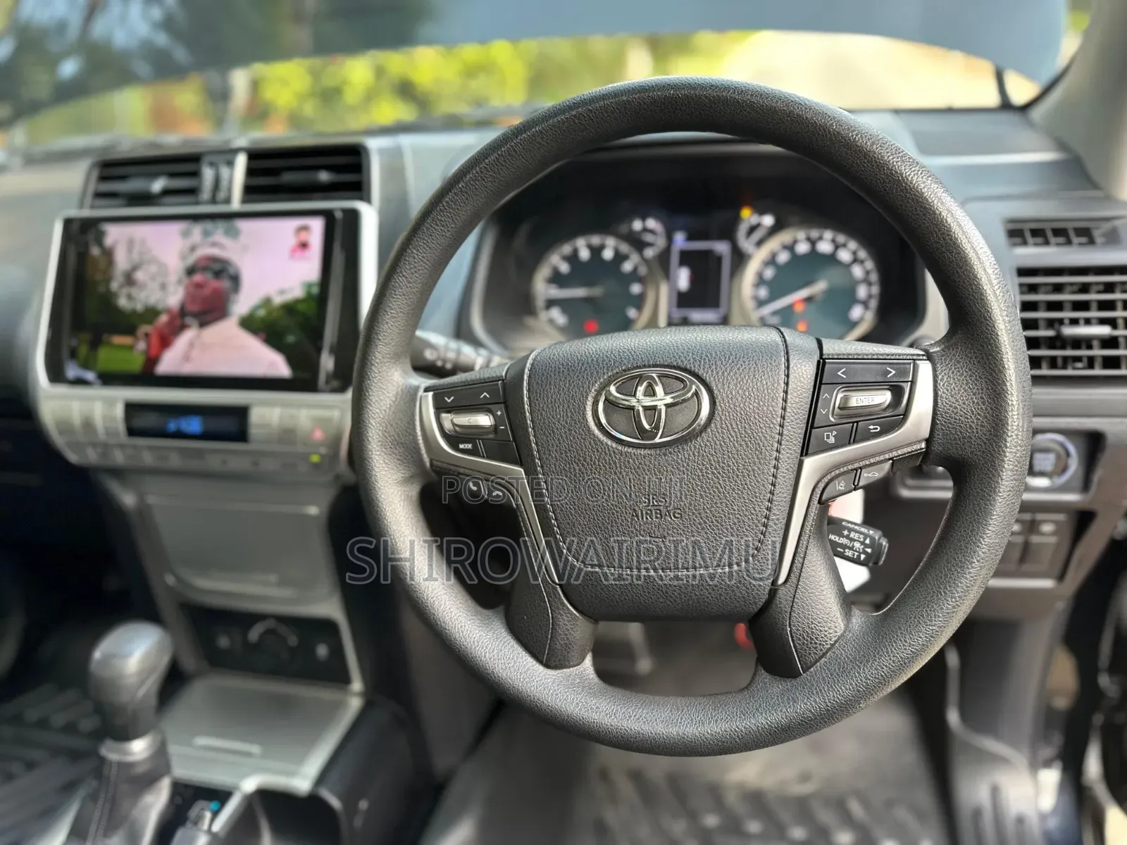 Toyota Land Cruiser Prado 2018 Burgundy