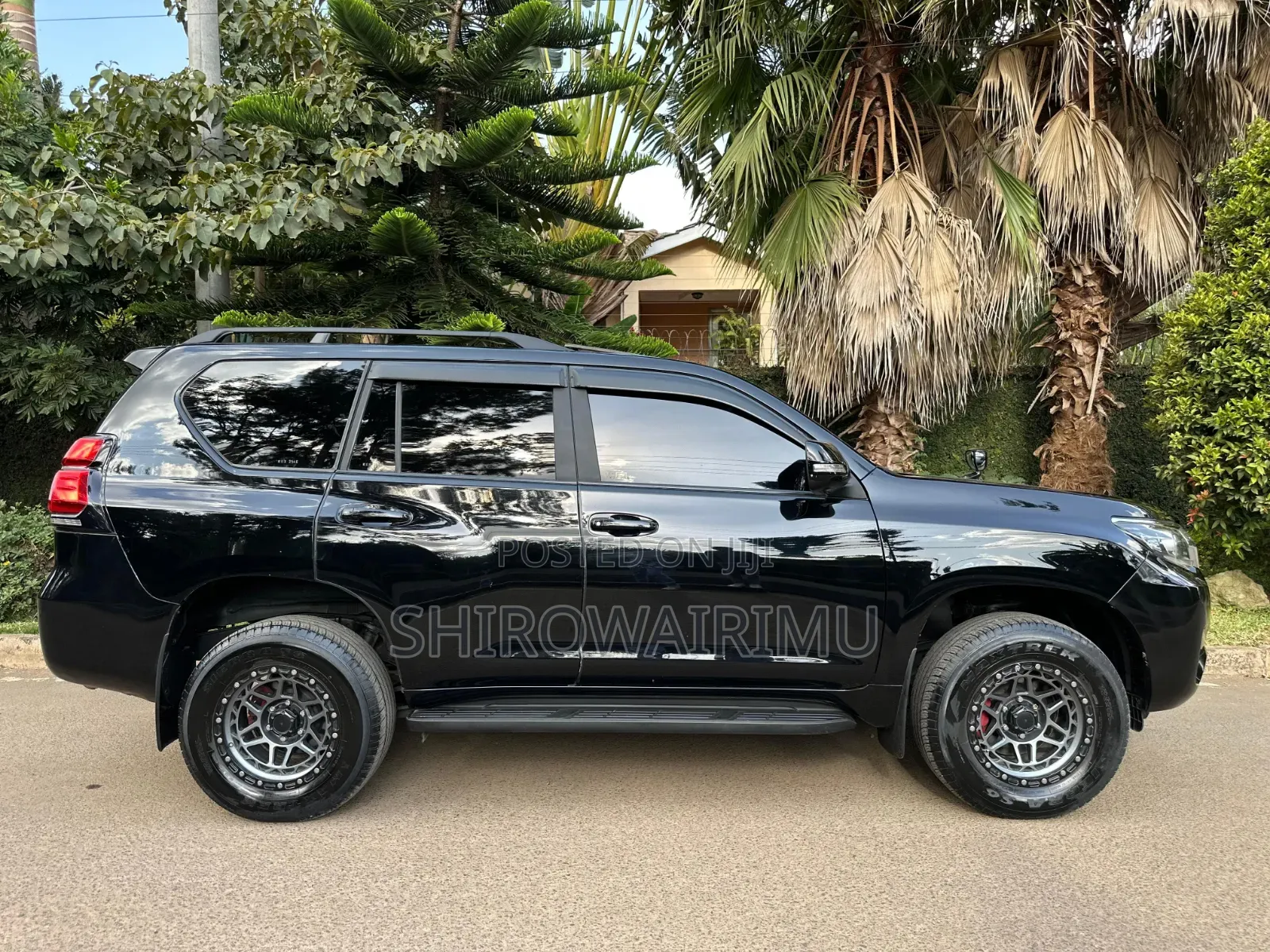 Toyota Land Cruiser Prado 2018 Burgundy