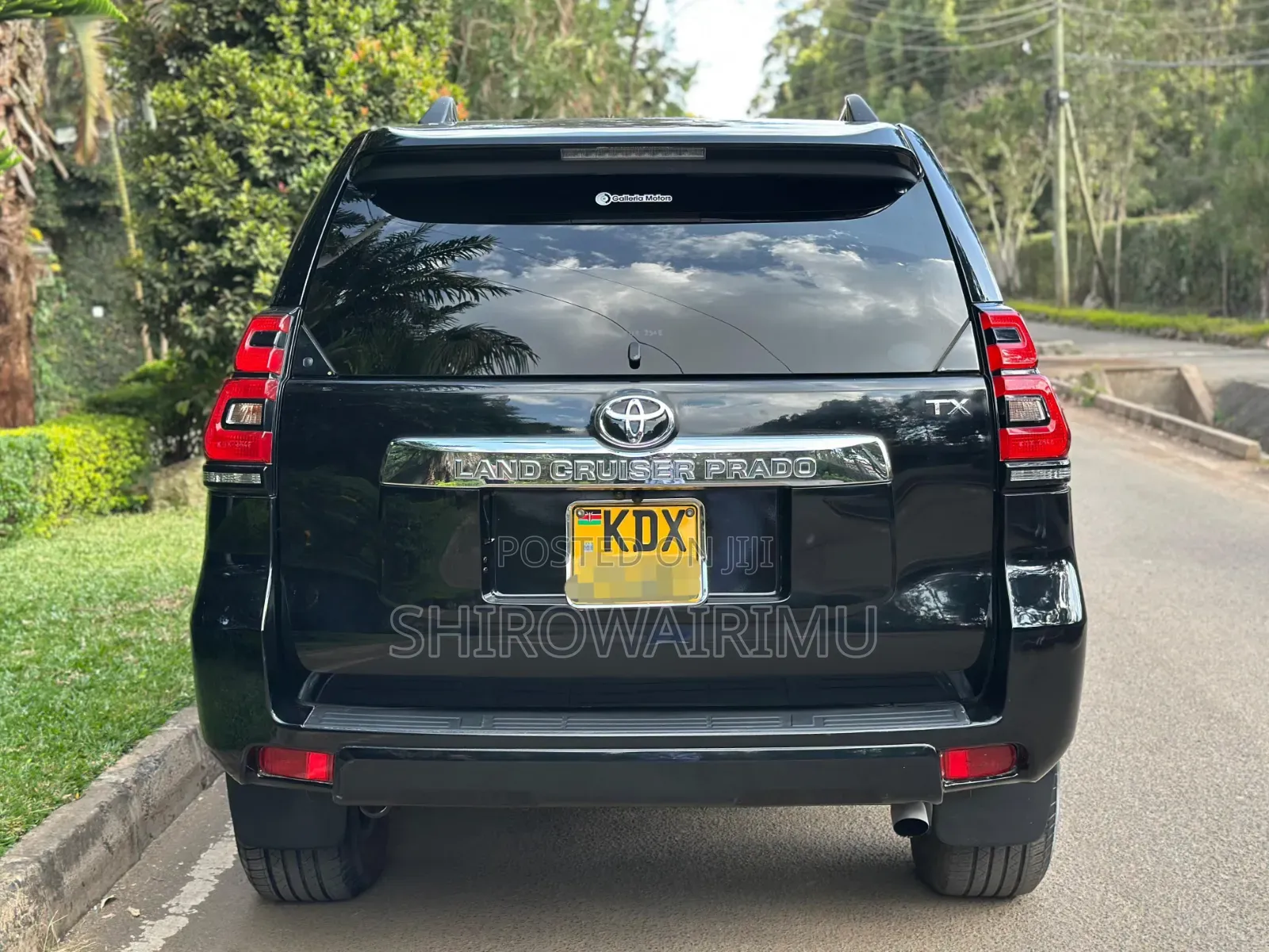 Toyota Land Cruiser Prado 2018 Burgundy