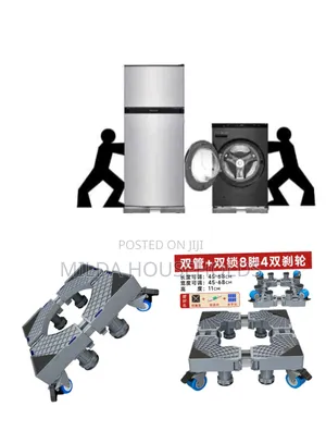 *Heavy-Duy Double Tube Fridge/Washing Machine Stand