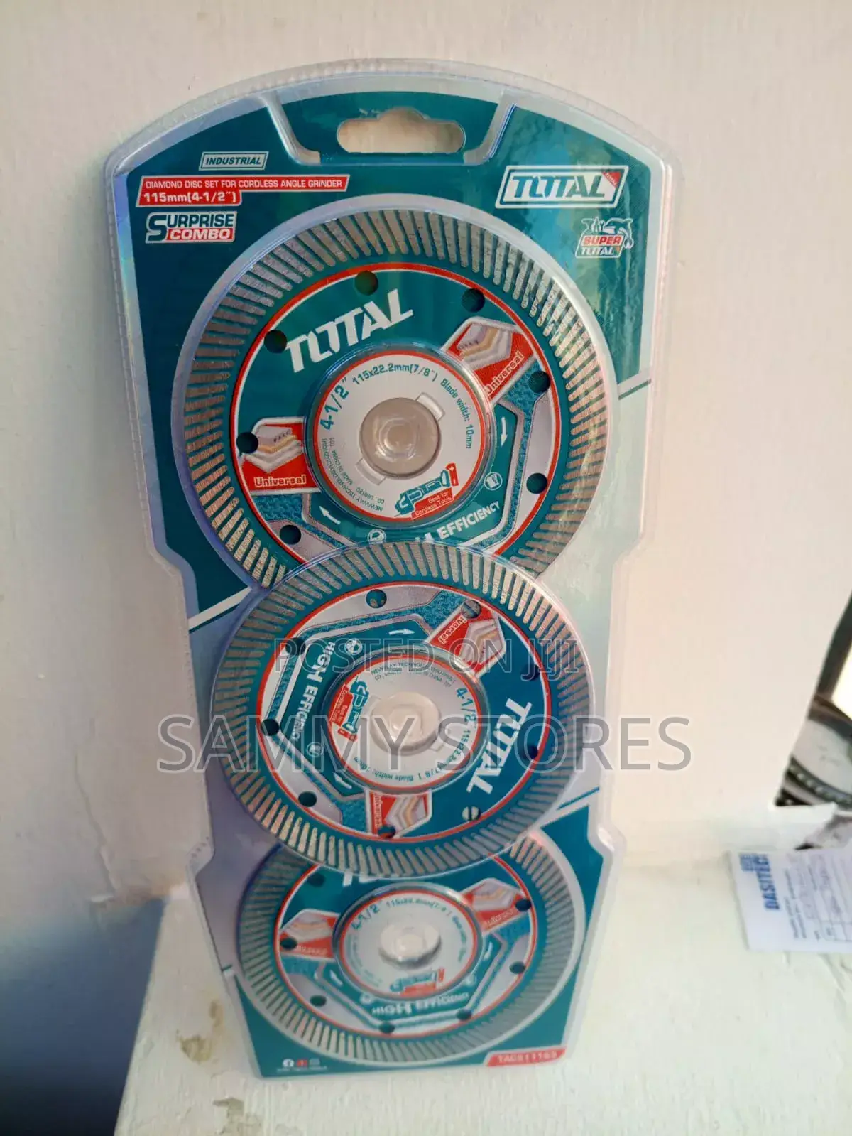 TOTAL Diamond Disc Set 115mm– High Efficiency Grinding Cutting Discs