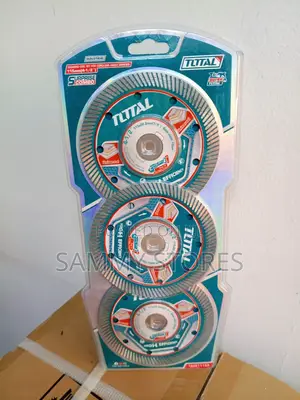TOTAL 4-1/2" (115mm) Diamond Cutting Disc Set – 3pcs