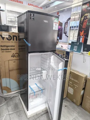 VON 166L VRT-166DRAG Double Door Direct Cool Fridge – Grey
