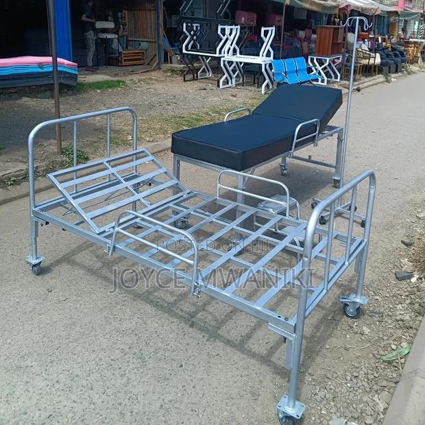 Examination Bed, Ward Bed, Drip Stand and a Drip Stand  - thumbnail 2
